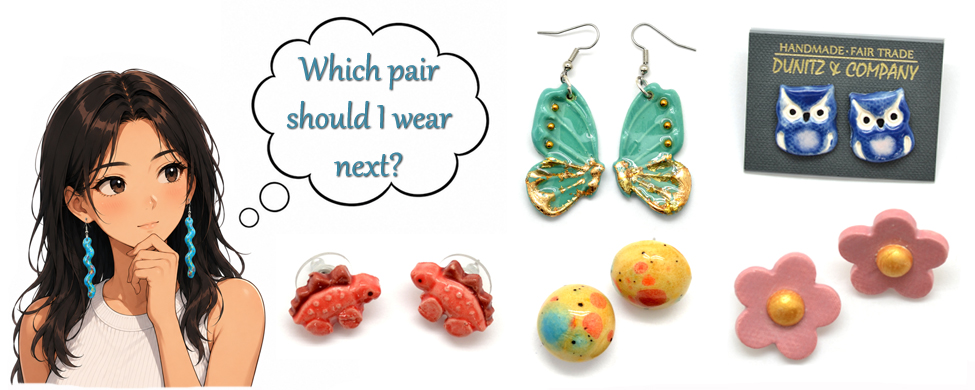 Ceramic Earrings